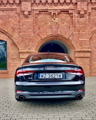 Audi A5 cena 115000 przebieg: 181982, rok produkcji 2018 z Warszawa małe 92